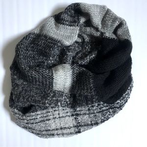 MODELLA 2 Way Reversible Multi Pattern Plaid Infinity Chic Cozy Cowl Neck Scarf